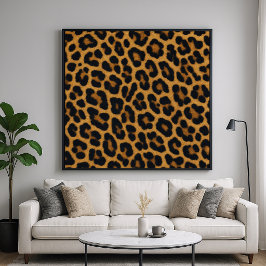 Leopardpäls Djurmönster Poster