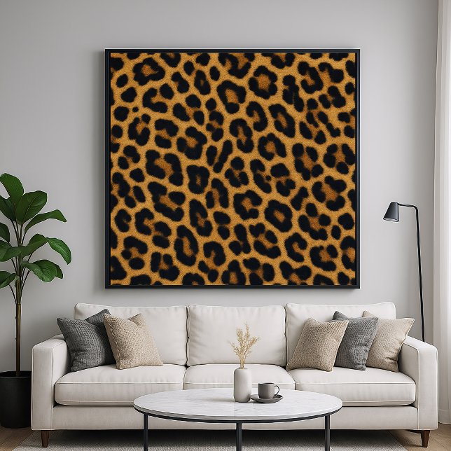 Leopardpäls Djurmönster Poster (Skapare uppladdad)