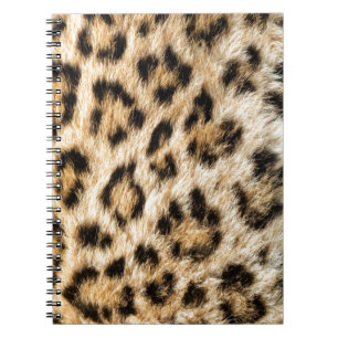 Leopardpälsanteckningsbok Anteckningsbok Med Spiral