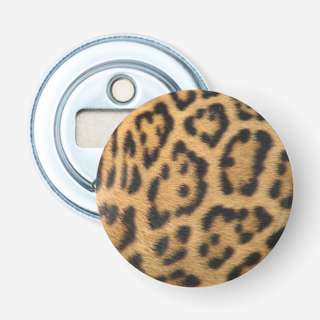 Leopardpälsfläckar Mönster Flasköppnare (Framsidan)