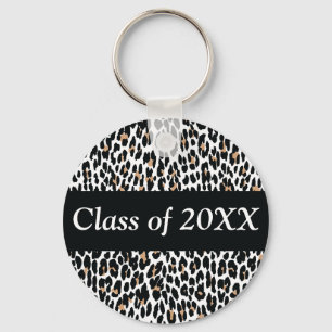 Leopardpersonligen klassificerar av Keychain Nyckelring