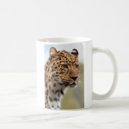 Leopardporträtt Kaffemugg
