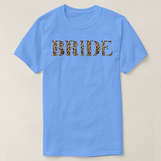 Leopardprint Brud  Spenalös Matchande G T Shirt (Design framsida)