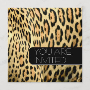 Leopardpunkter Inbjudningar