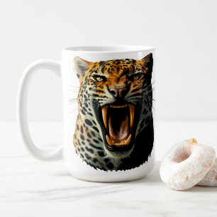 Leopards avrinningsanfall kaffemugg
