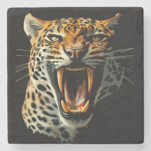 Leopards avrinningsanfall stenunderlägg