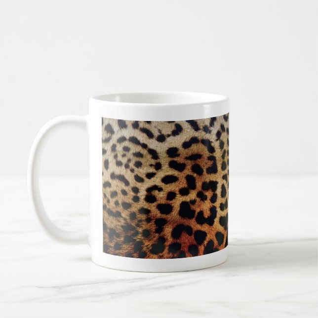 Leopards flår kaffemugg (Vänster)