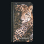 Leopards Gaze - Galaxy S5 Samsung Galaxy S5 Plånboksfodral<br><div class="desc">Fantastiskt fotografi av vilda djur och växter är en rastning av en vilande Leopard som blickar tillbaka på dig. Anpassa eller ta bort textområde.</div>