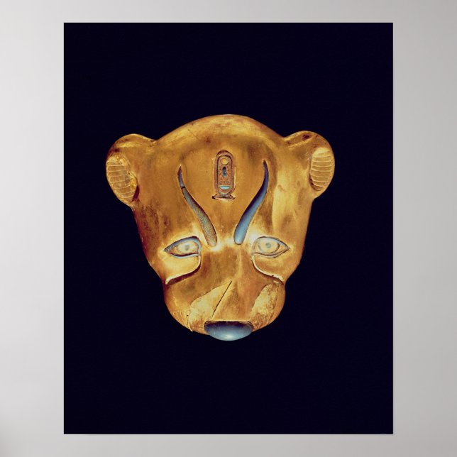 Leopards huvud, från Grav i Tutankhamun Poster (Framsidan)