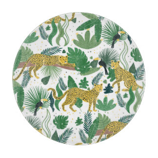 Leopards Jungle: Tropiska Kids Seamless.