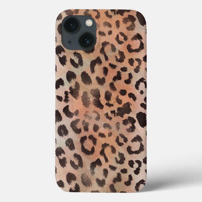 Leopardskinn i Tangerine Aprikos (Baksida)