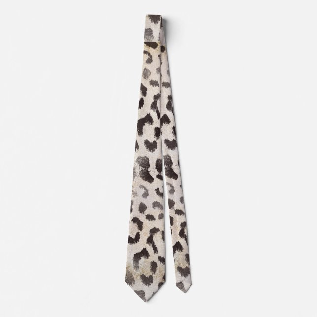 Leopardskinn i Tangerine Elfenben Slips (Framsida)