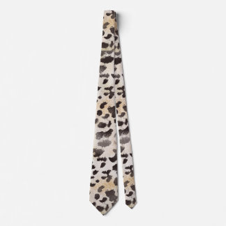 Leopardskinn i Tangerine Elfenben Slips