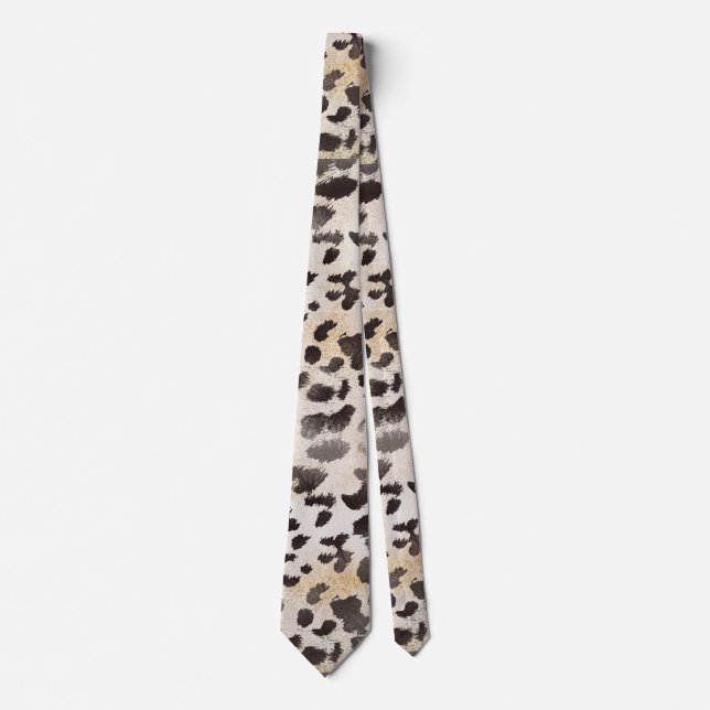 Leopardskinn i Tangerine Elfenben Slips (Framsida)