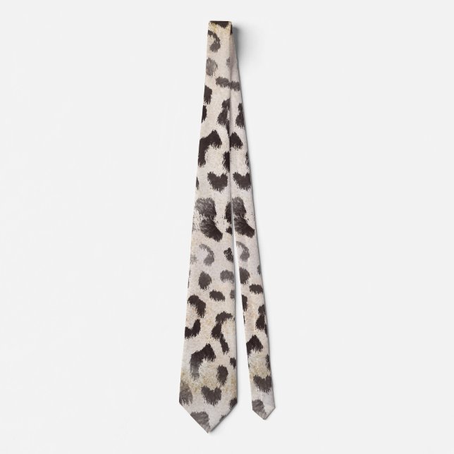 Leopardskinn i Tangerine Elfenben Slips (Framsida)