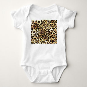 Leopardskinn, sömlös utformning av mönster. t shirt
