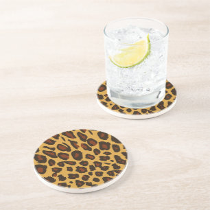 Leopardskinn Underlägg Sandsten