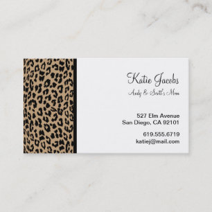 Leopardsocialtelefonkort