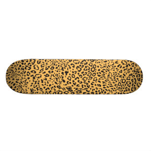 Leopardstruktur Mini Skateboard Bräda 18,5 Cm