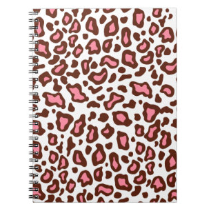 Leopardstrykt anteckningsbok