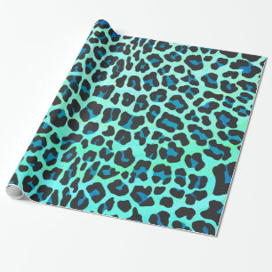Leopardsvart och krickatryck presentpapper