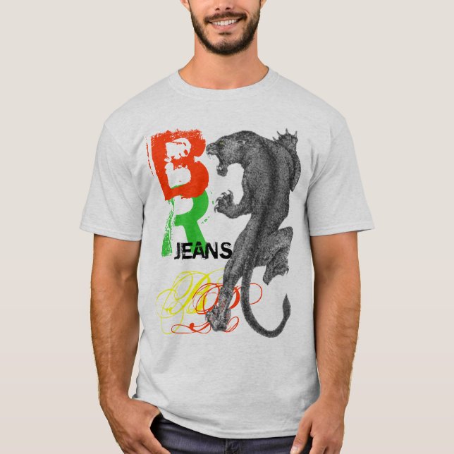 LeopardT-tröja Tee Shirt (Framsida)