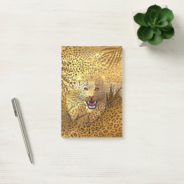 Leopardterritorium 1 post-it block (Kontor)
