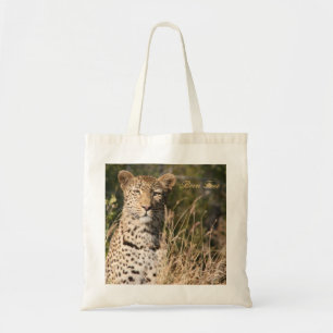 Leopardtotot hänger lös--Fött fritt Tygkasse