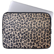 Leopardtryck 13" Neoprenelaptop sleeve