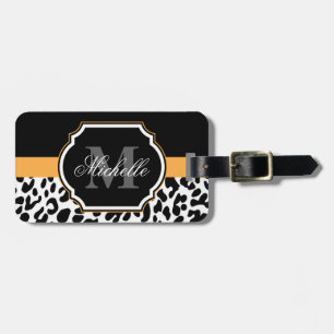 Leopardtryck Bagagebricka