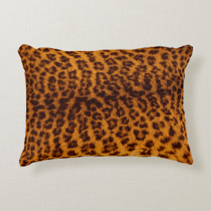 Leopardtryck Fotoaccent Kastkudde Dekorativ Kuddco Prydnadskudde