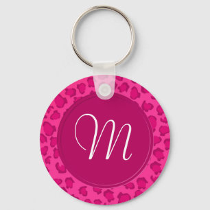 Leopardtryck Keychain Nyckelring