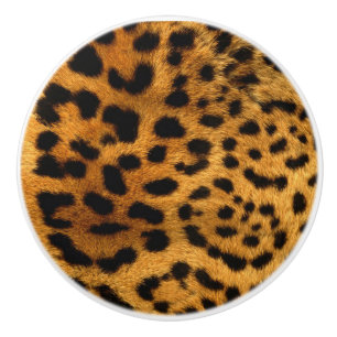 Leopardtryck Knopp