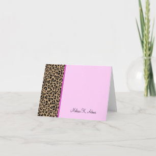 Leopardtryck Kort