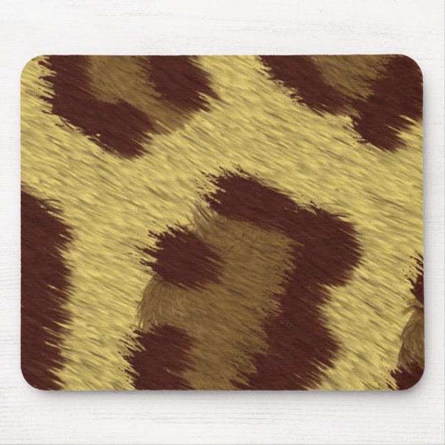 Leopardtryck Mousepad Musmatta (Framsidan)