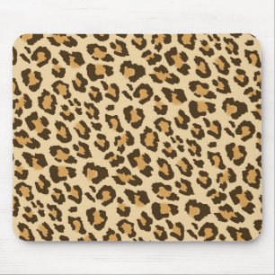 Leopardtryck Mousepad Musmatta