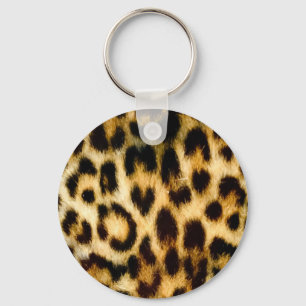 Leopardtryck Nyckelring