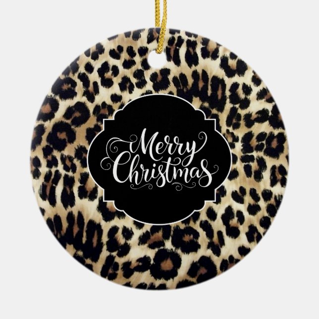 Leopardtryck Ornament (Framsidan)