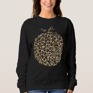 Leopardtryck Pumpa Halloween Höst 1 T Shirt