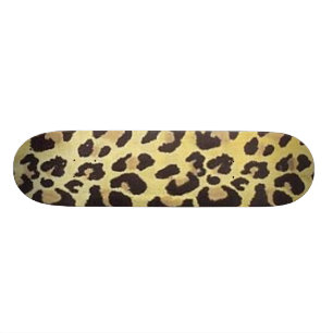 Leopardtryck Skateboard