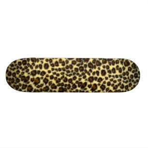 Leopardtryck Skateboard Bräda 20,5 Cm