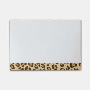 Leopardtryck som Posta-det noterar Post-it Block
