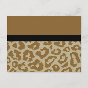 Leopardtryck vykort