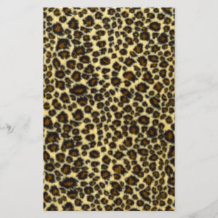 Leopardtryckbrevpapper Brevpapper