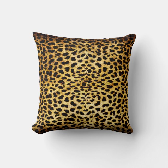 Leopardtrycket kudder kudde (Framsida)