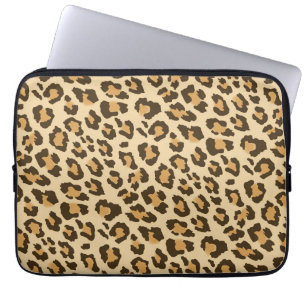 Leopardtrycklaptop sleeve