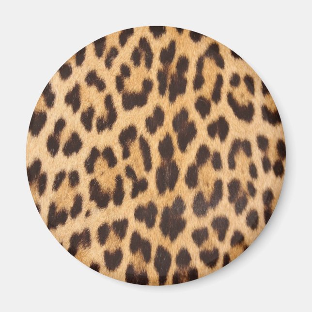 Leopardtryckmagnet Magnet (Framsidan)