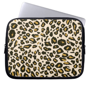 Leopardtryckmönster Laptop Fodral