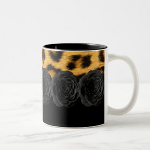 Leopardtryckmugg Två-Tonad Mugg
