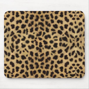 Leopardtryckmusen vadderar musmatta
